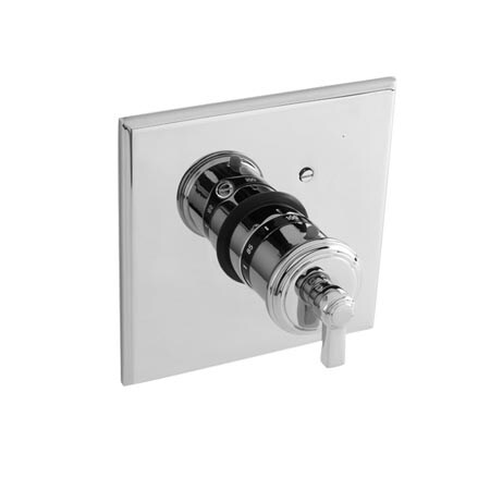 Newport Brass 3/4" Square Thermostatic Trim Plate With Handle in Polished Chrome 3-1624TS/26